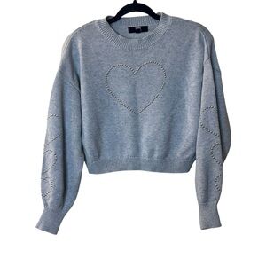 Madden NYC Sweater with Heart Design Sz M